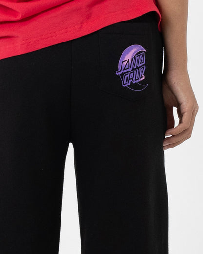 Seeing Moon Dot Girls Track Pant Black