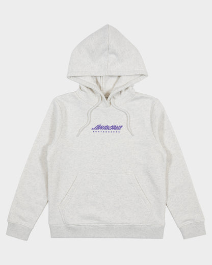 Fusion Flame Stack Strip Girls Pullover Hoodie White Marle