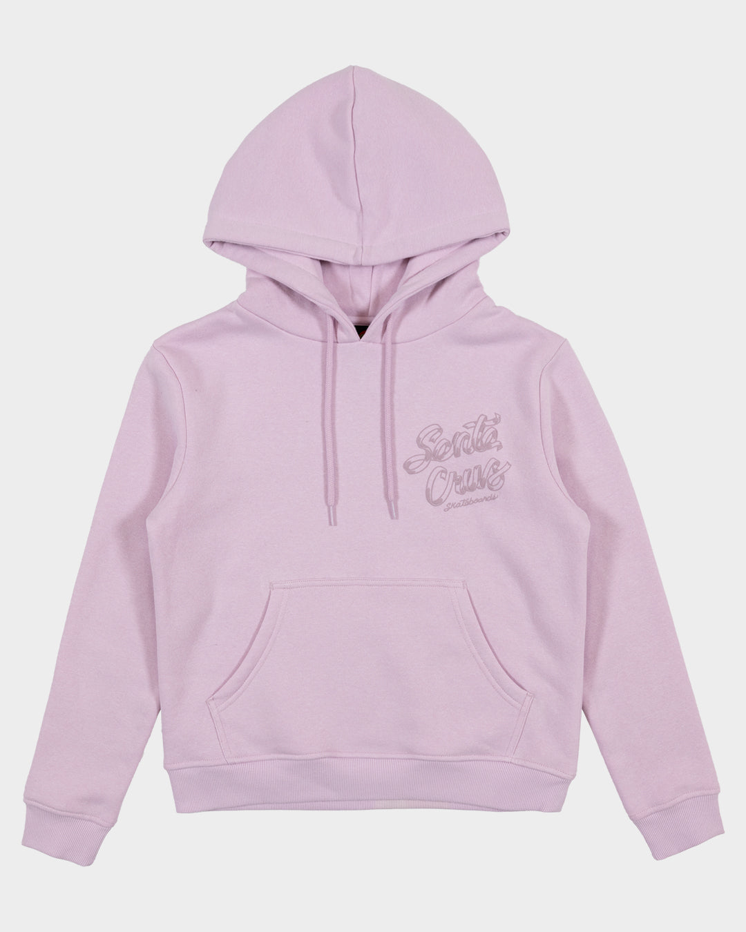 OS Ribbon Script Girls Pullover Hoodie Pink