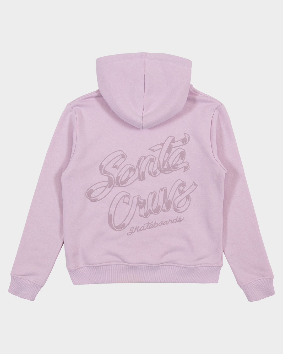 OS Ribbon Script Girls Pullover Hoodie Pink