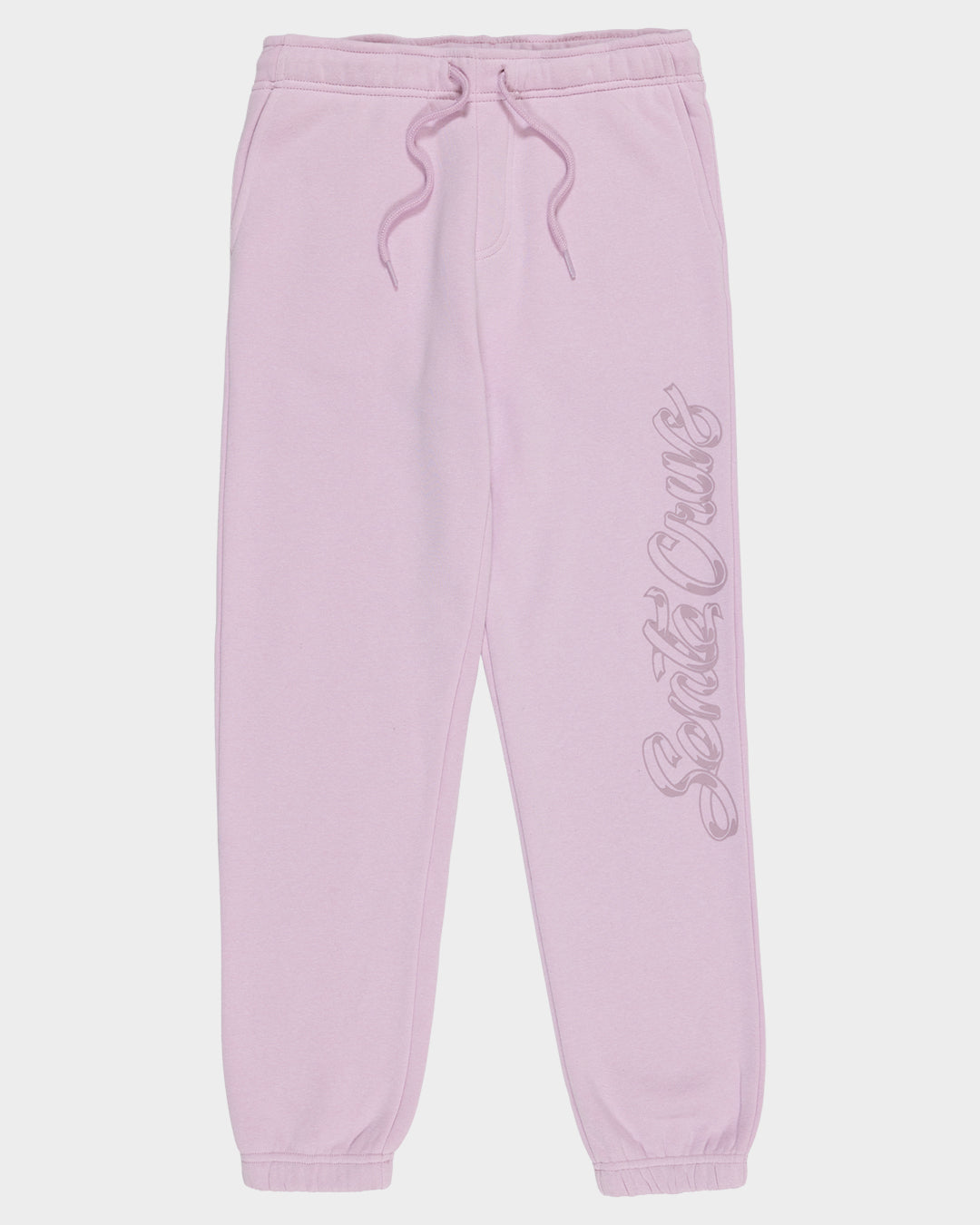 Ribbon Script Girls Track Pants Pink