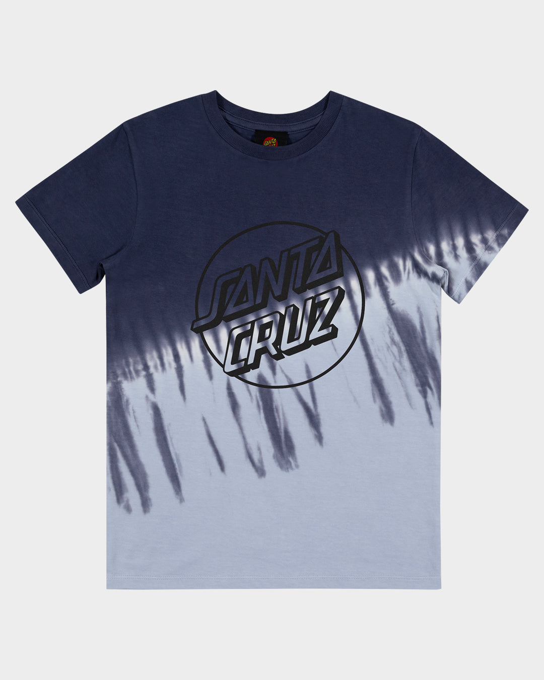 Opus Dot Girls T-Shirt Dark Blue Dip Dye