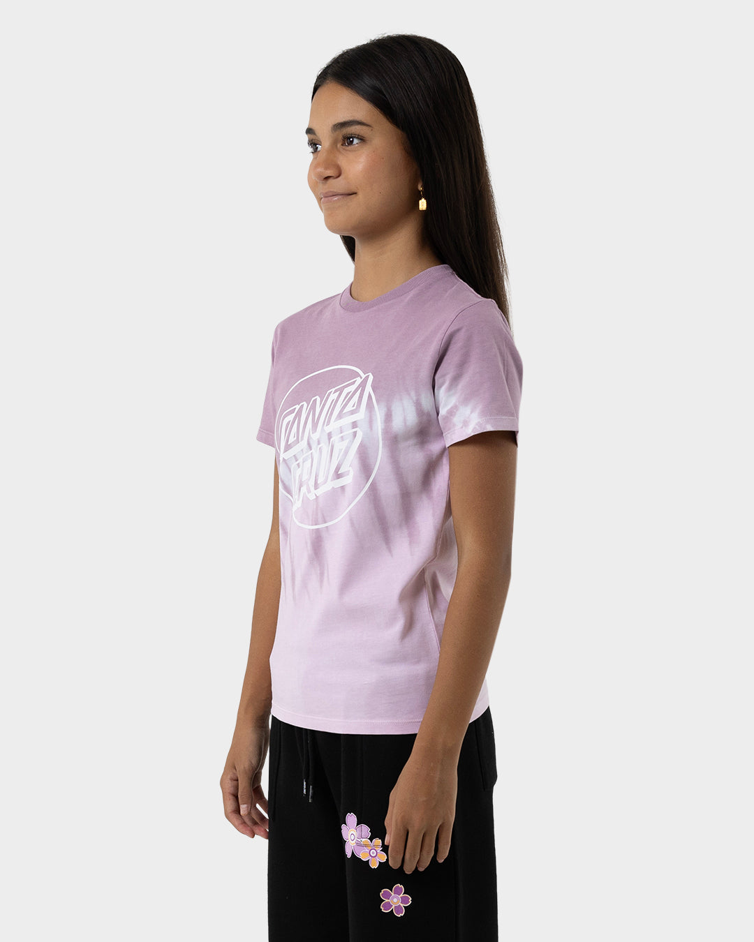 Opus Dot Girls T-Shirt Pink Dip Dye