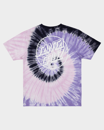Opus Dot Girls Oversize T-Shirt Pink Tie Dye