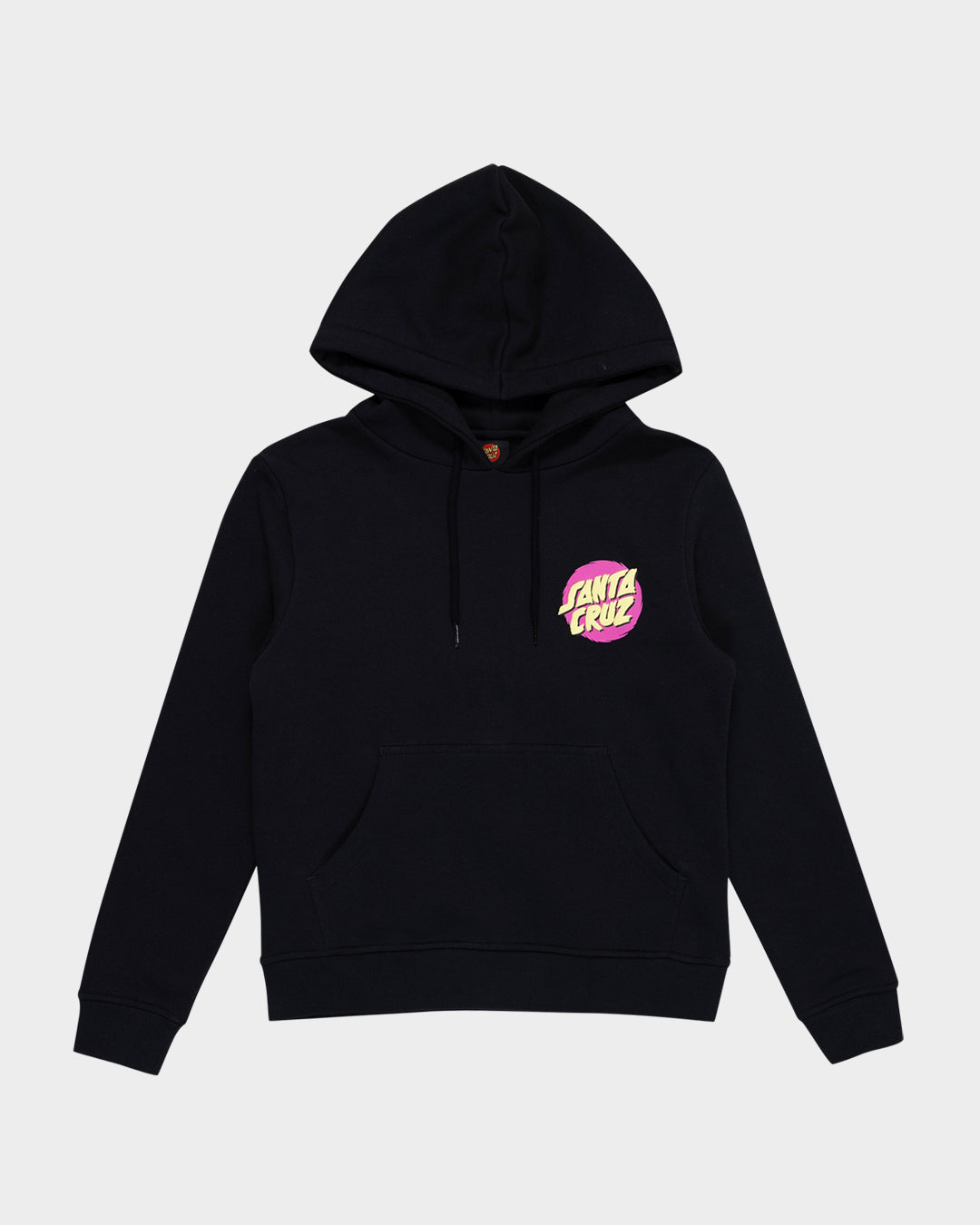Style Dot Girls Pullover Hoodie Off Black