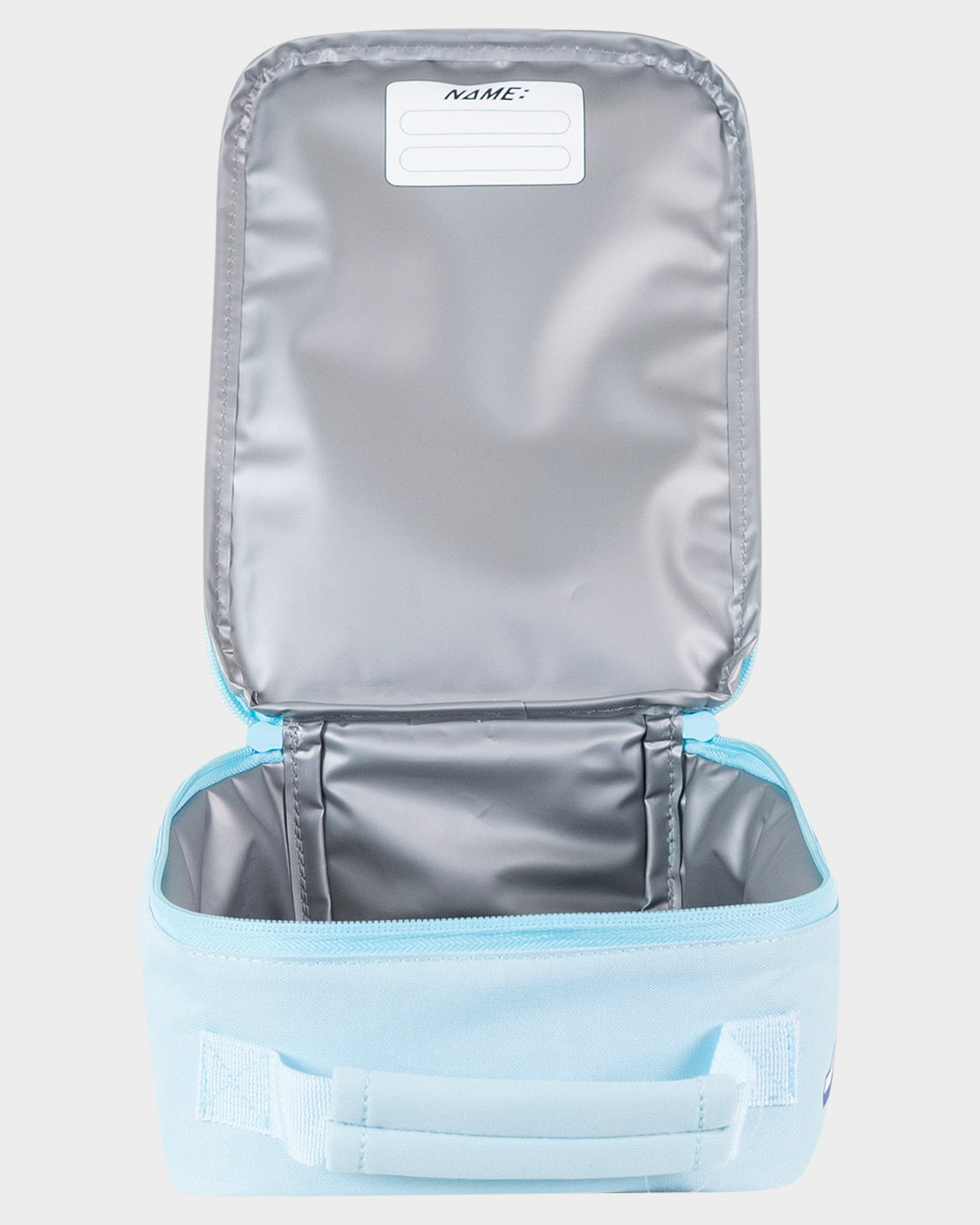 Heart Dot Hollow Girls Lunch Box Aqua Check