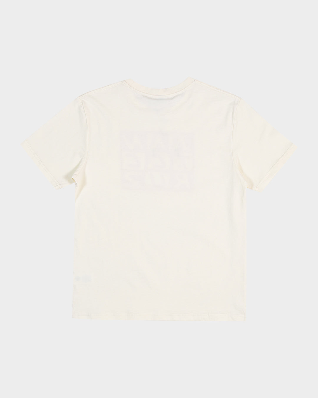 Checker Block Girls Oversize T-shirt Cream