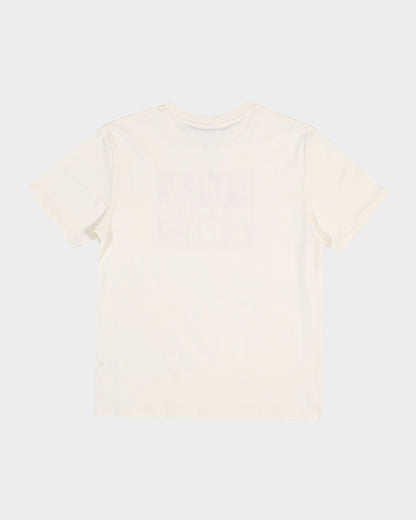 Checker Block Girls Oversize T-shirt Cream