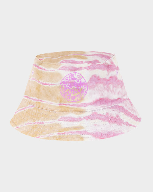 Strange Check Dot Girls Reversible Bucket Hat