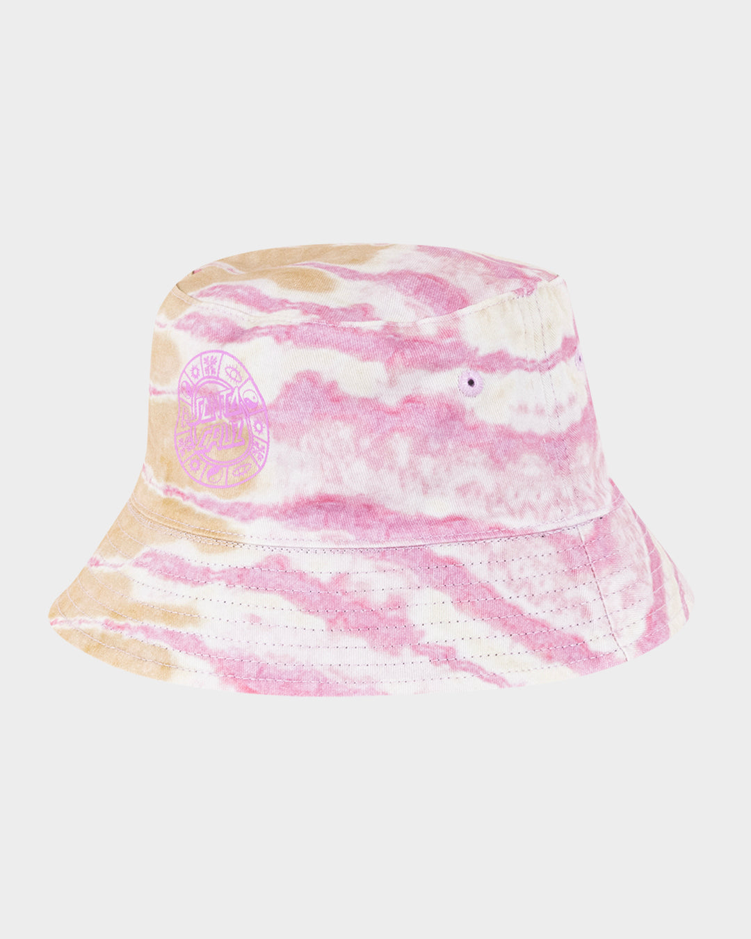 Strange Check Dot Girls Reversible Bucket Hat