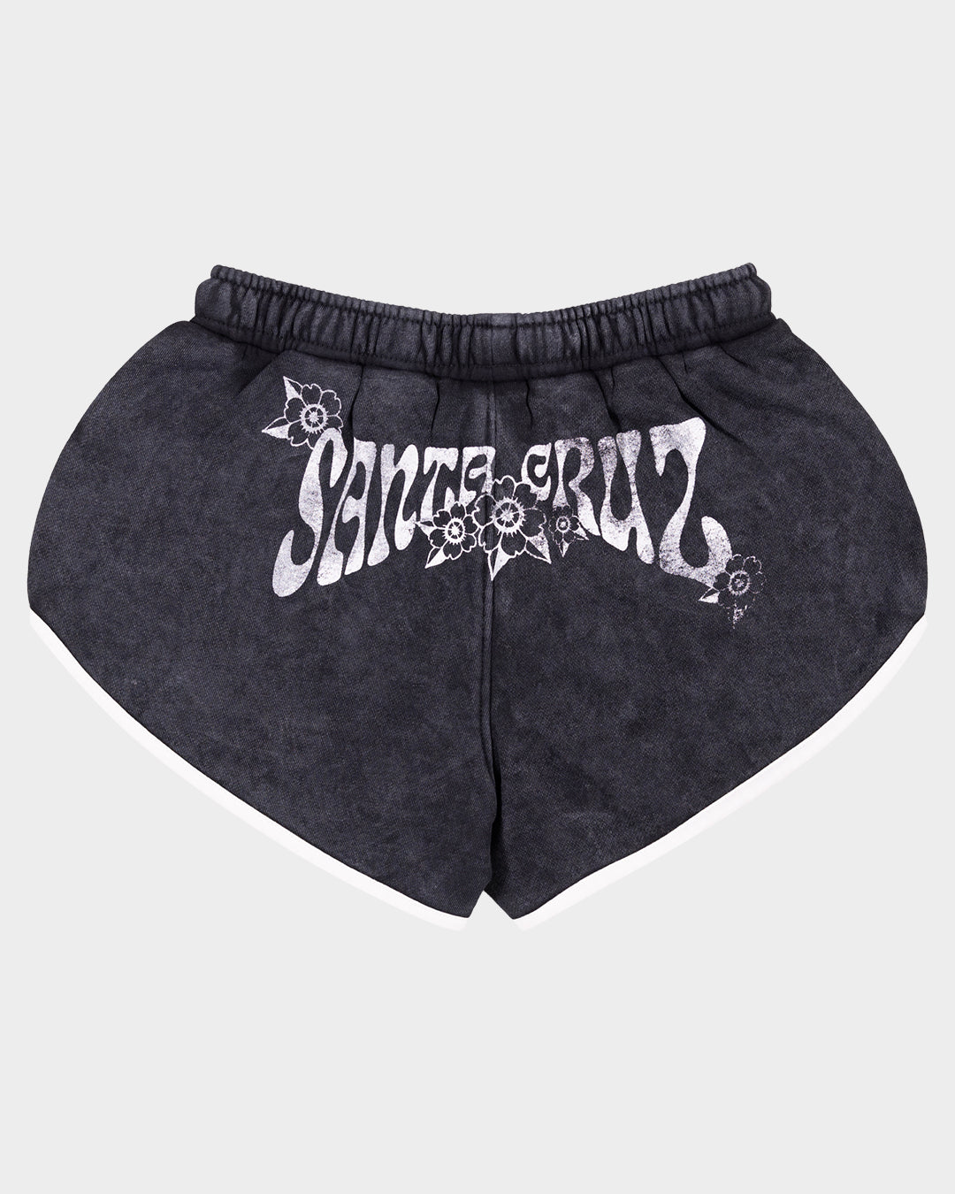 Strange Hibiscus Retro Girls Track Shorts