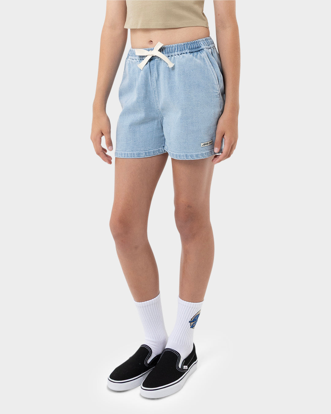 Minimal Burnt Opus Rainbow Girls Denim Shorts