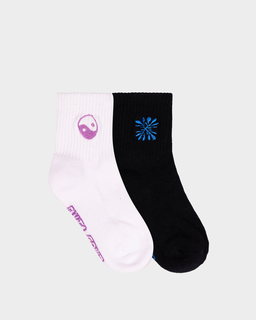 Strange SC Strip Girls Mid Sock 2 Pack