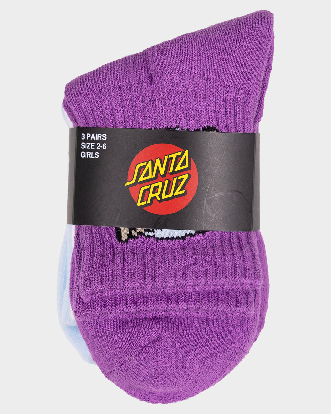 Oval Dot Girls Mid Sock 3 Pack