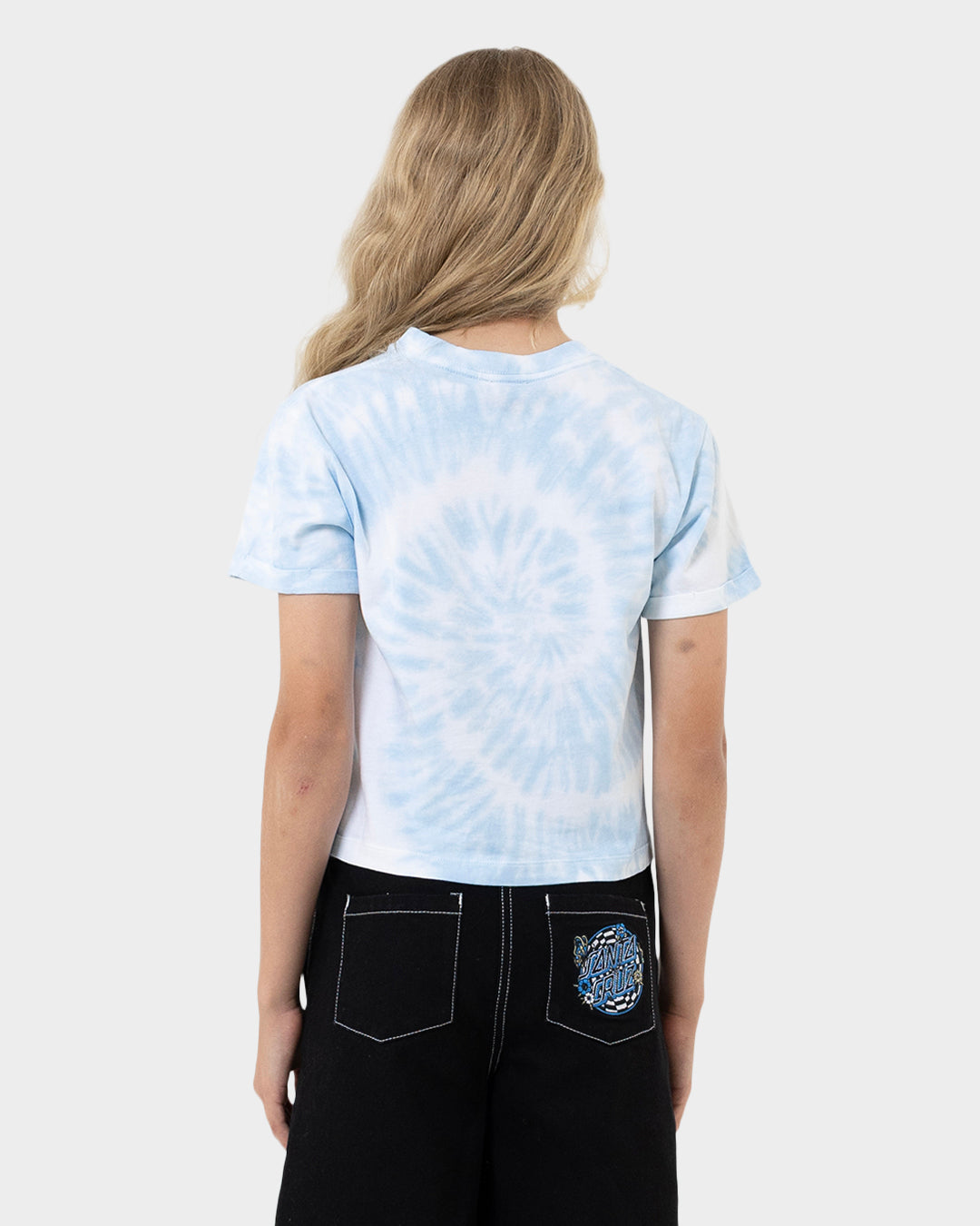 Minimal Burnt Opus Rainbow Girls Cropped T-Shirt