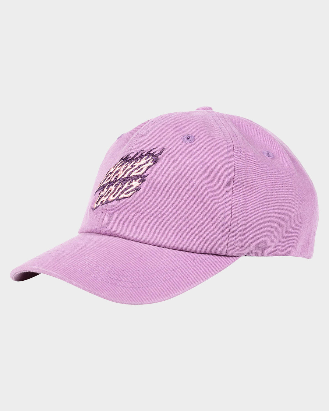 Flaming Stack Girls Unstructured Cap Purple