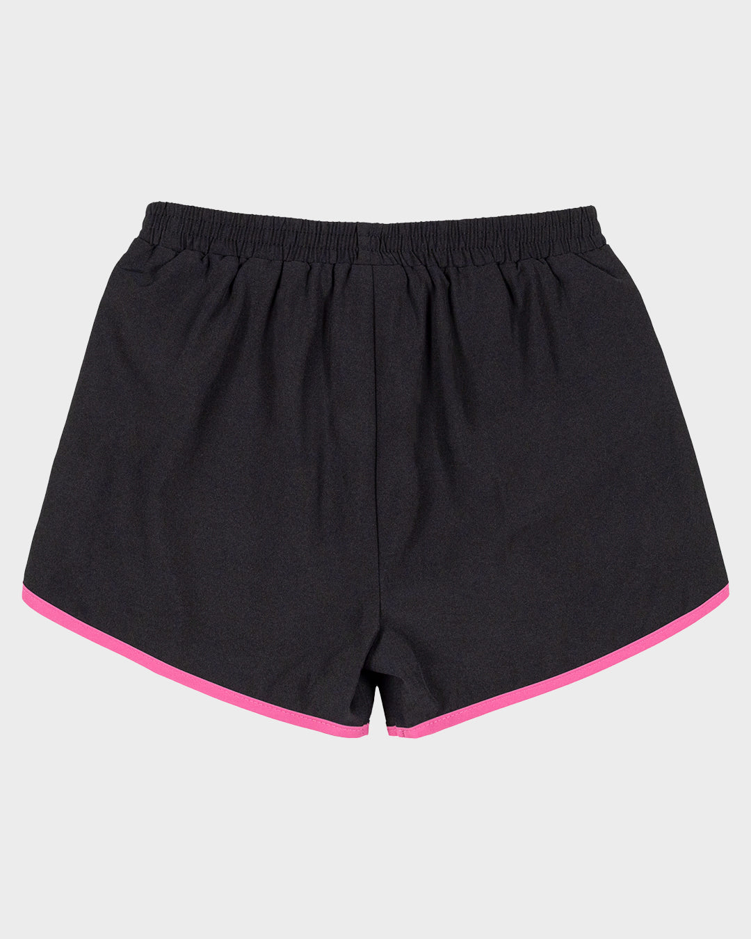 Balloon Heart Girls Shorts Black-pink