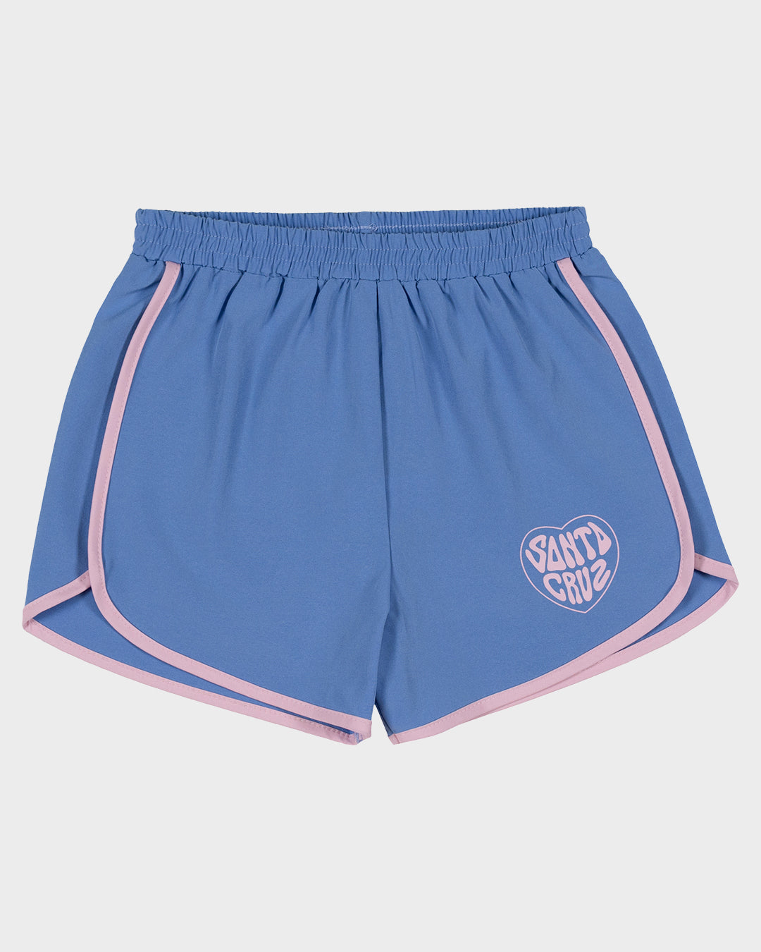 Balloon Heart Girls Shorts Blue-pink