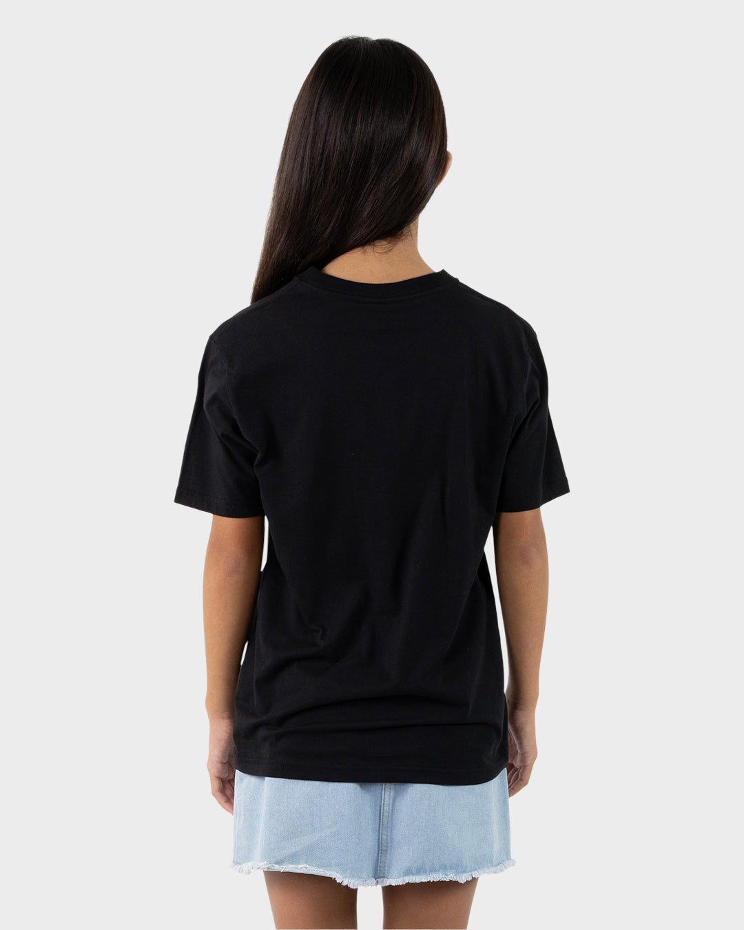 MFG Dot Girls Oversized T-shirt Black