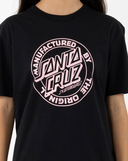 MFG Dot Girls Oversized T-shirt Black