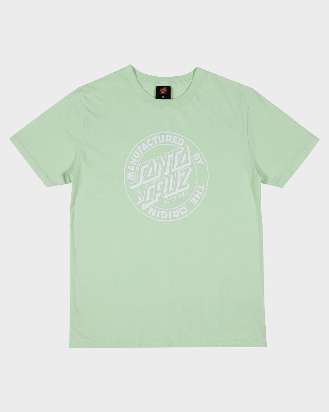 MFG Dot Girls Oversized T-shirt Light Green