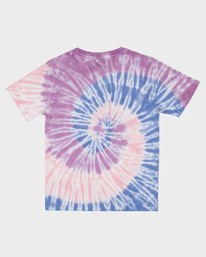 Opus Dot Girls Oversized T-shirt Purple Tie Dye