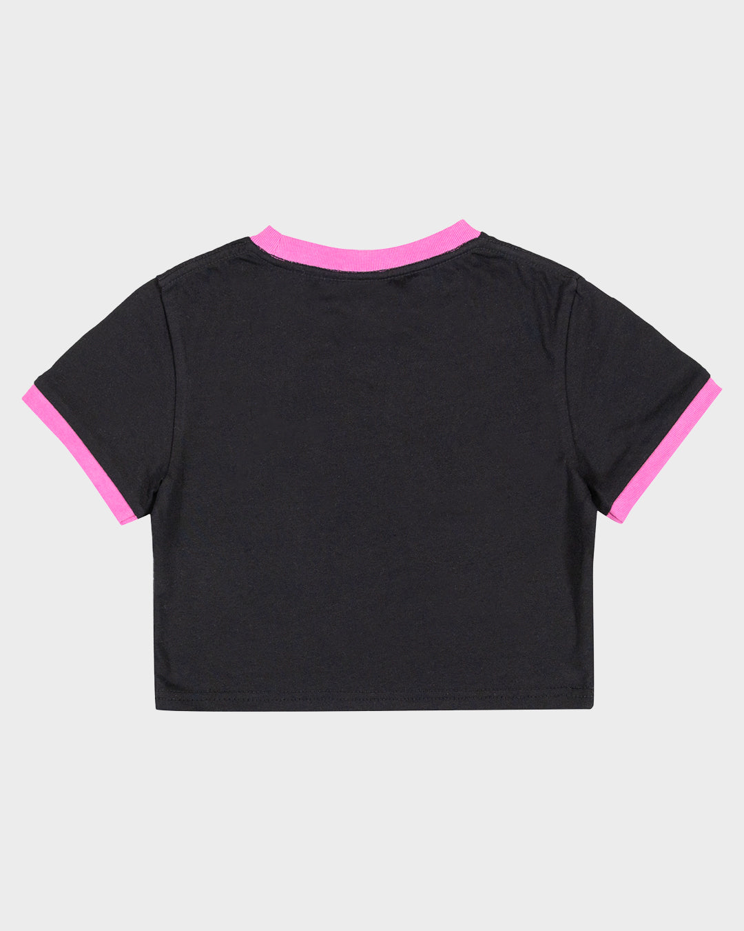 Balloon Heart Baby Fit T-shirt Black-pink