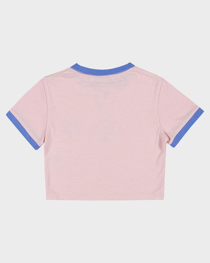 Balloon Heart Baby Fit T-shirt Pink-blue