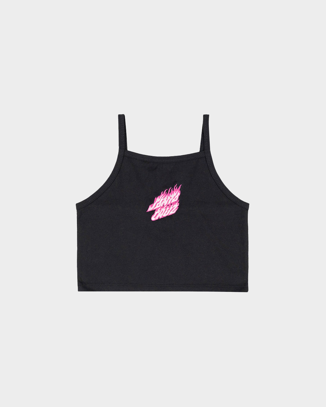 Flaming Stack Girls Singlet Black – Santa Cruz Skateboards ANZ