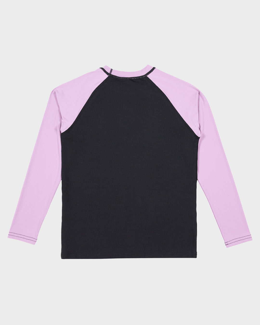 Vibes Girls L/S Rash Guard Black-purple