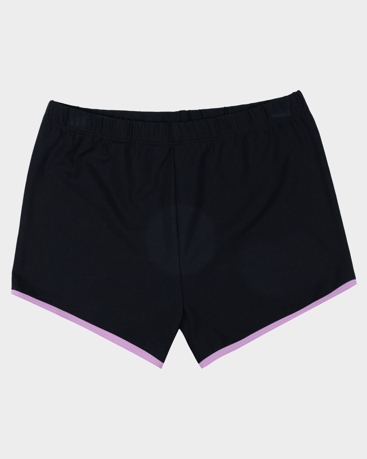 Vibes Girls Swim Shorts Black-purple