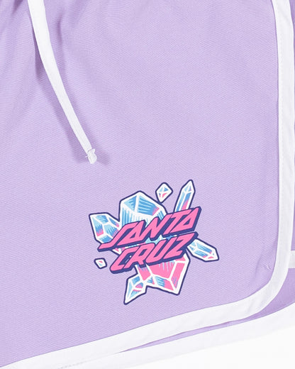 Crystal Stack Girls Short Lavender