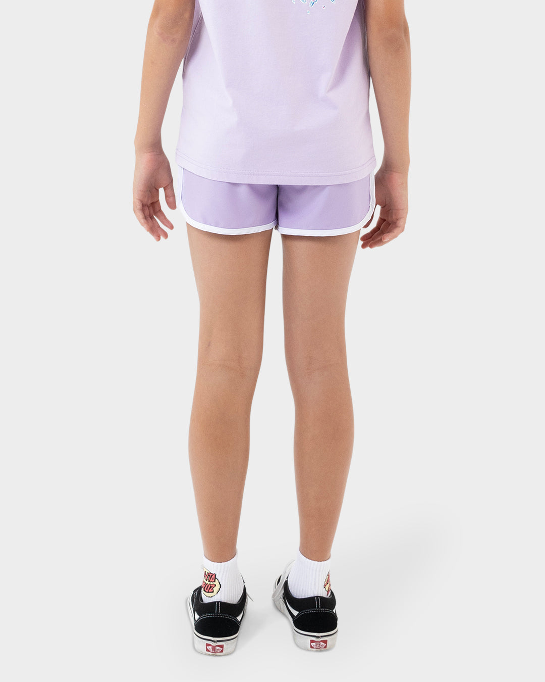 Crystal Stack Girls Short Lavender