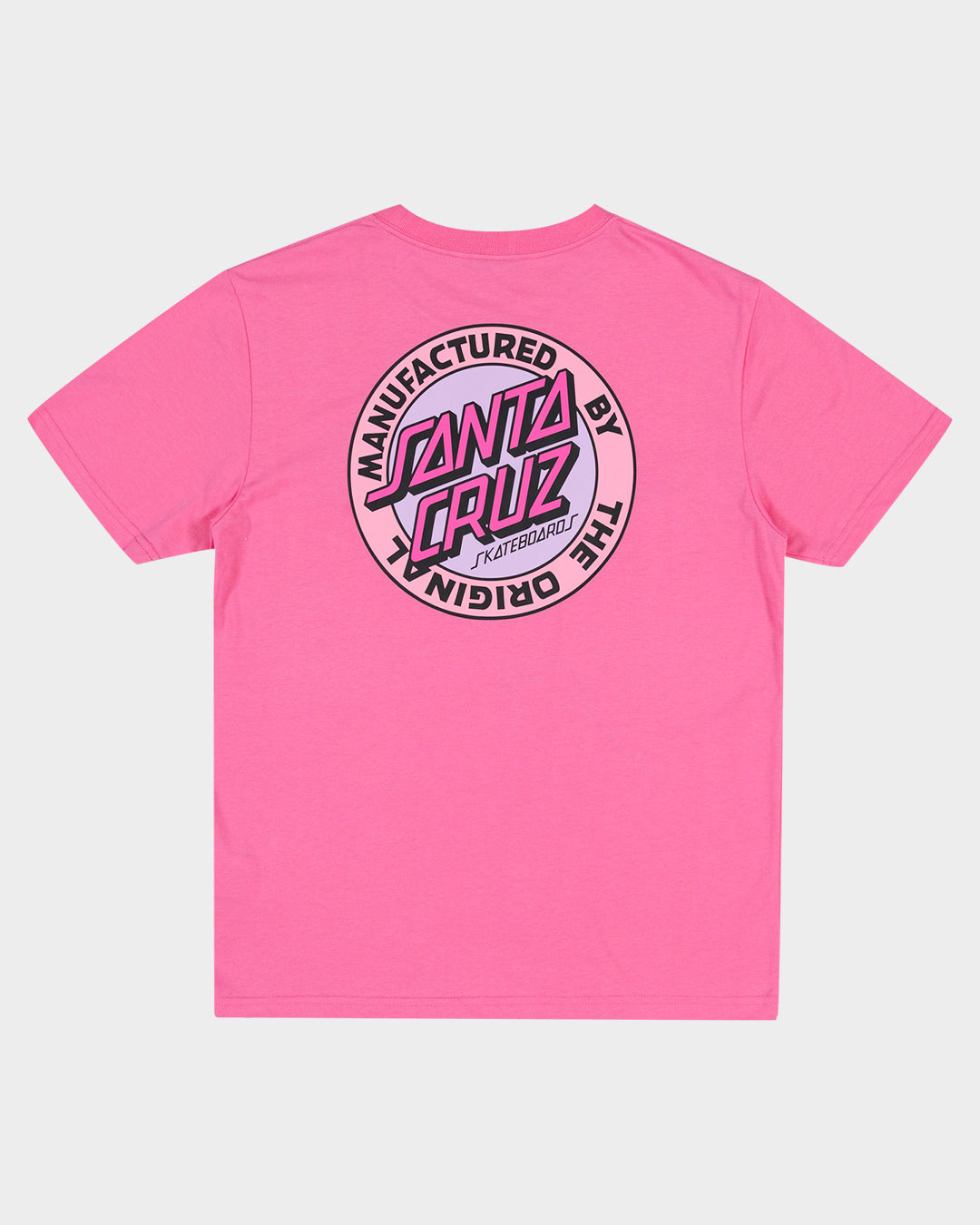 MFG Retro Dot Reverse Girls T-shirt Pink