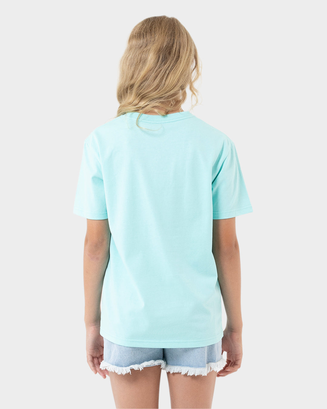 MFG Dot Girls T-shirt Aqua