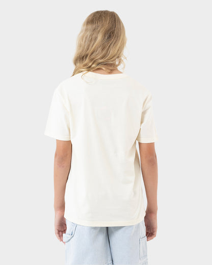 MFG Dot Girls T-shirt Cream