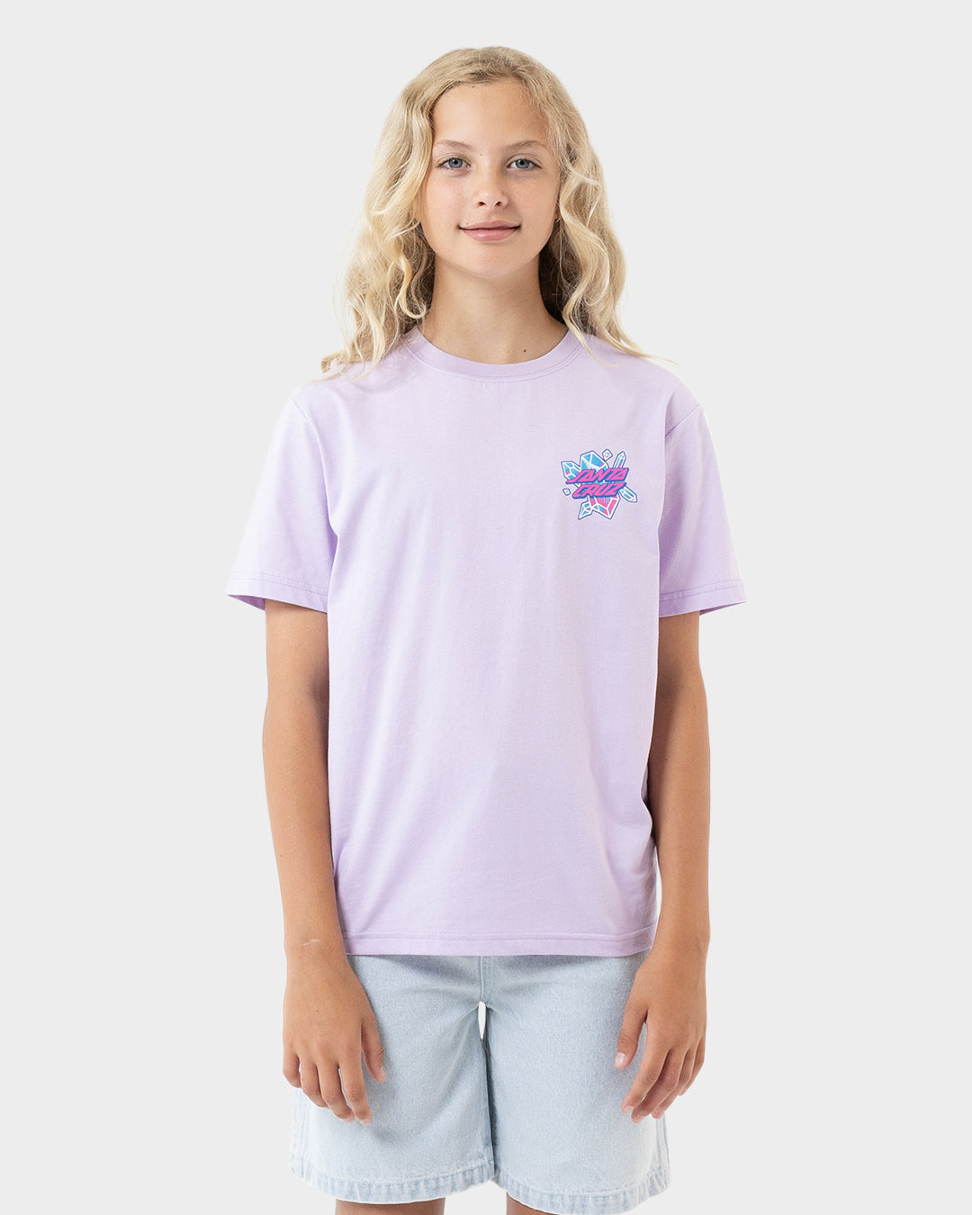 Crystal Hand Girls T-shirt Lavender