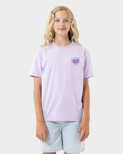 Crystal Hand Girls T-shirt Lavender
