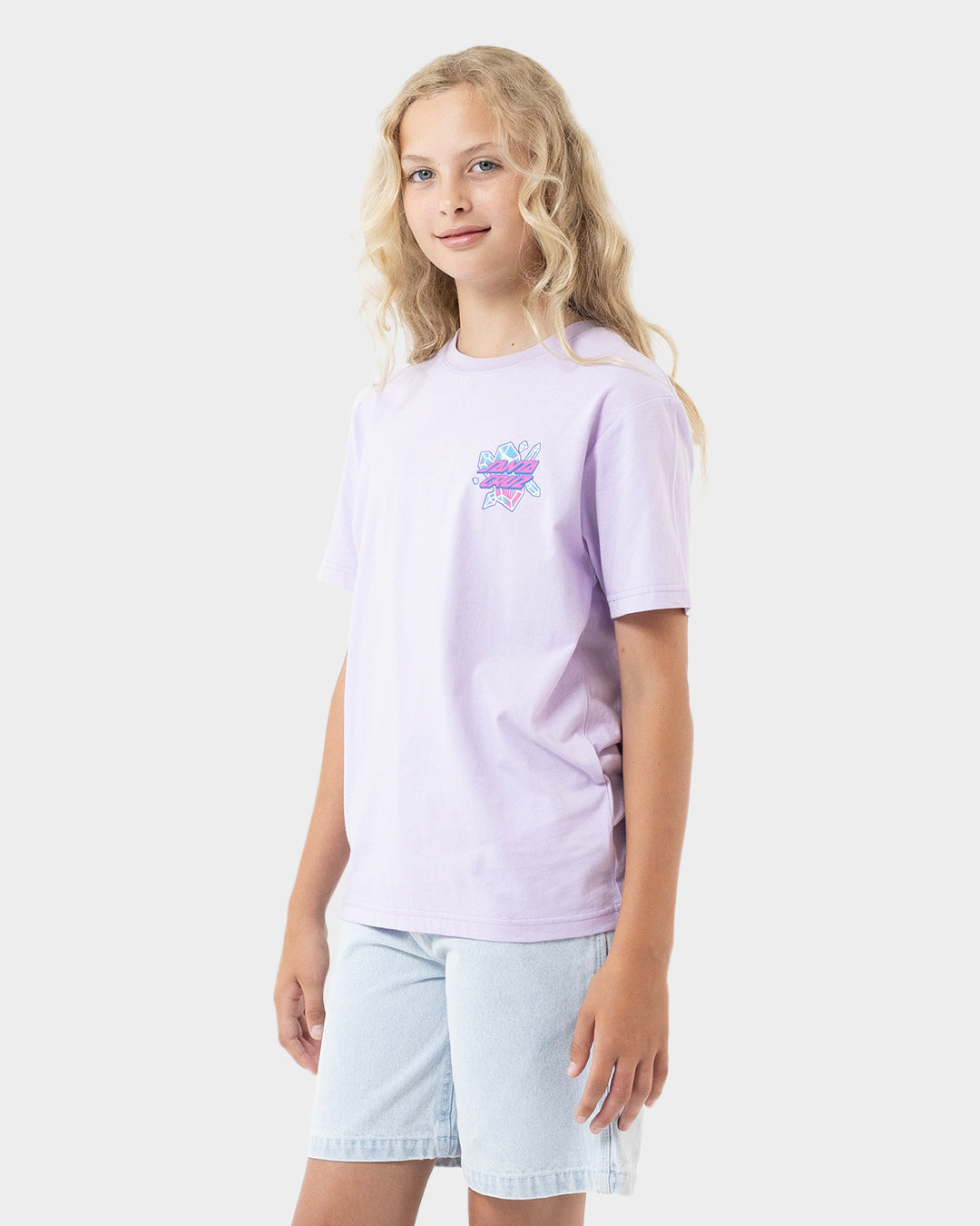 Crystal Hand Girls T-shirt Lavender