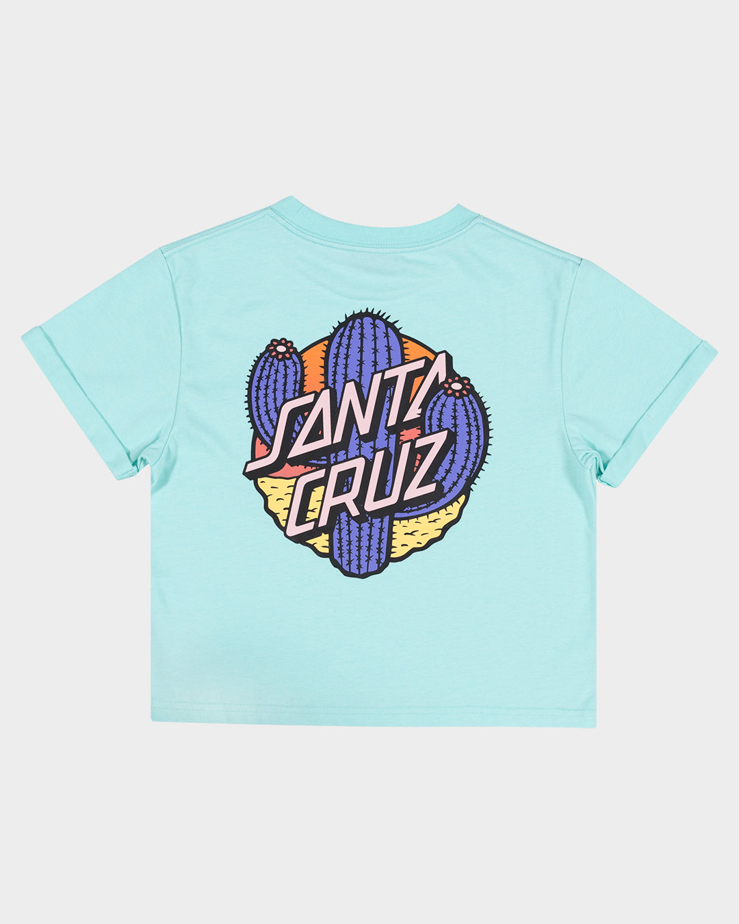 Cactus Dot Girls T-shirt Aqua