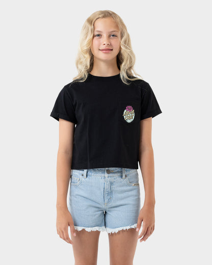Cactus Dot Girls T-shirt Black