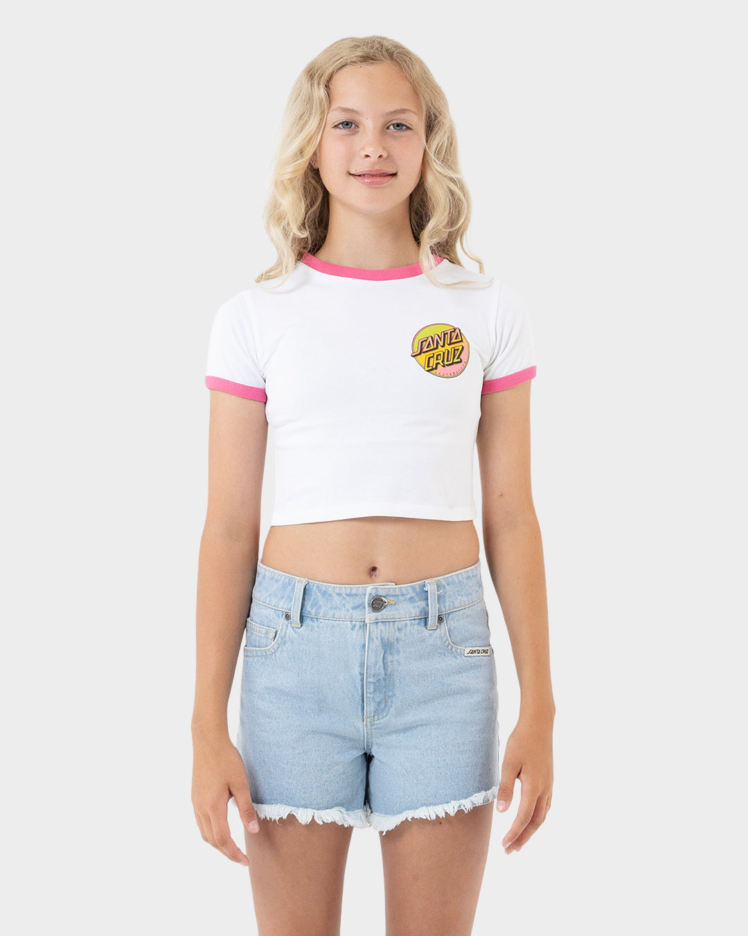 Contra Dot Pop Girls T-shirt White
