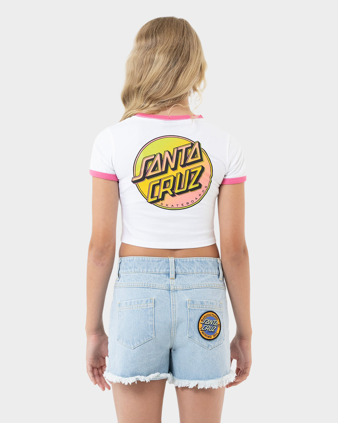 Contra Dot Pop Girls T-shirt White
