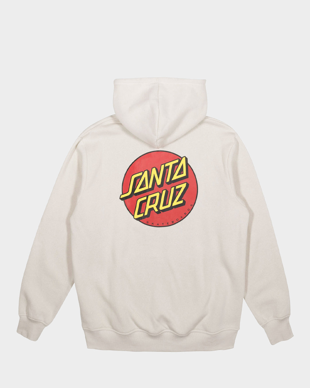 Classic Dot Chest Santa Cruz Men's Hoodie Concrete