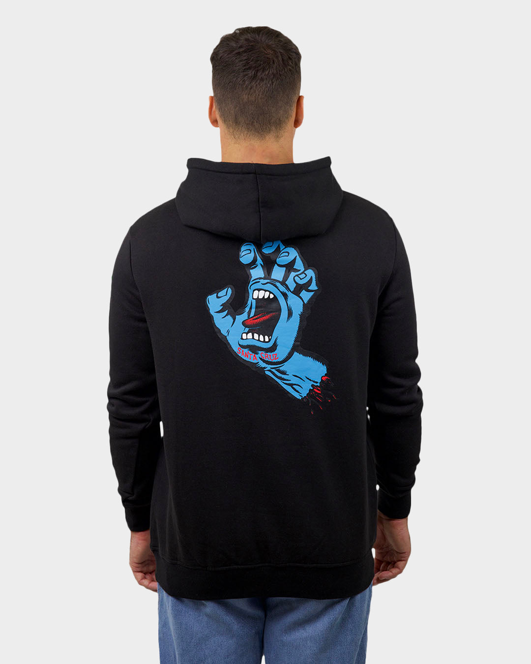 Screaming Hand Santa Cruz Men's Hoodie Black