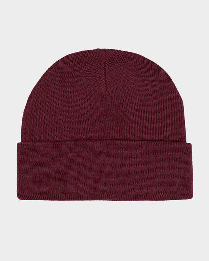 Classic Dot Patch Santa Cruz Men's Beanie Maroon