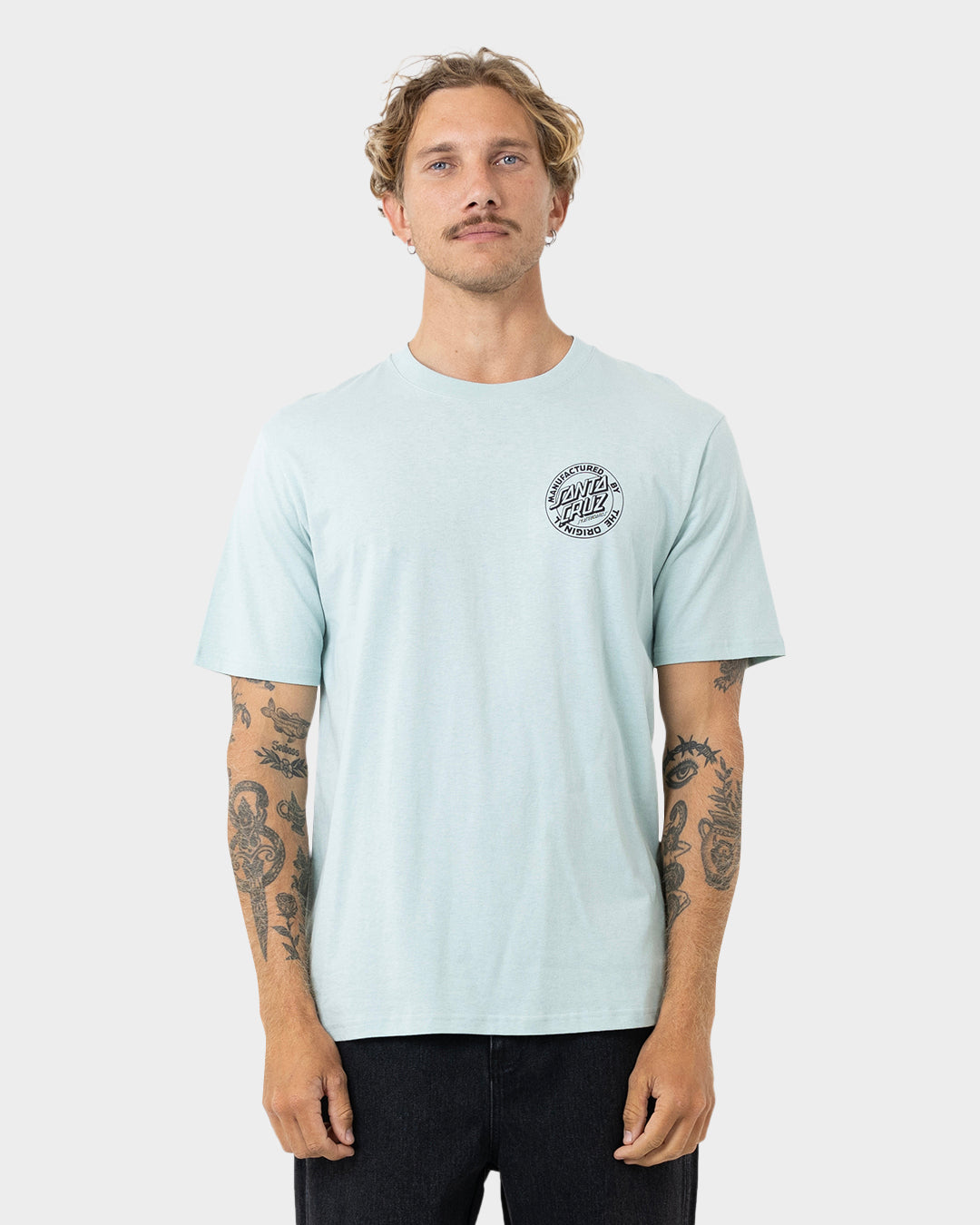 OS MFG Dot Men's T-Shirt Vintage Blue