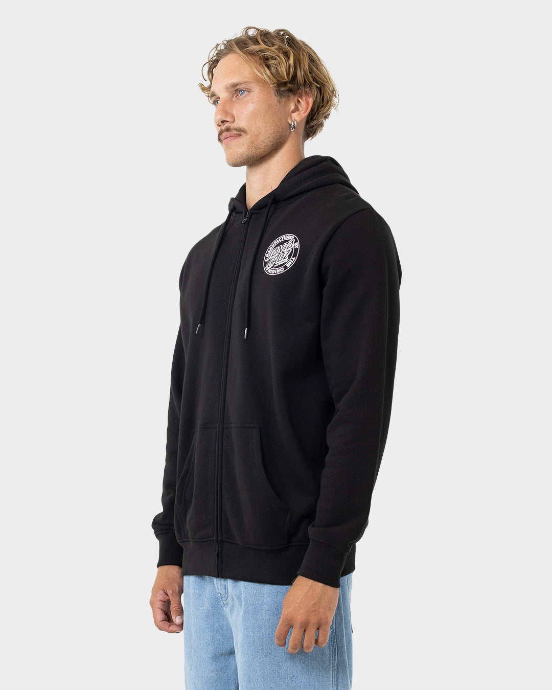 OS MFG Dot Men's Zip Hoodie Black