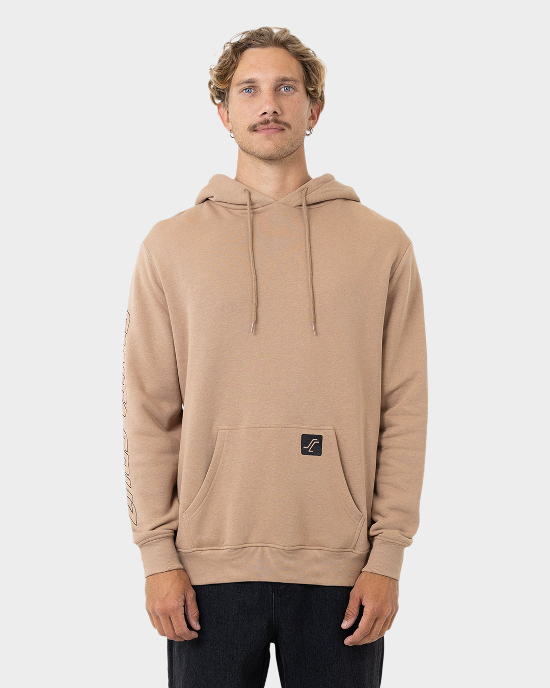 Simplified OgSC Eliminate Men's Pullover Hoodie Taupe