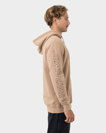 Simplified OgSC Eliminate Men's Pullover Hoodie Taupe